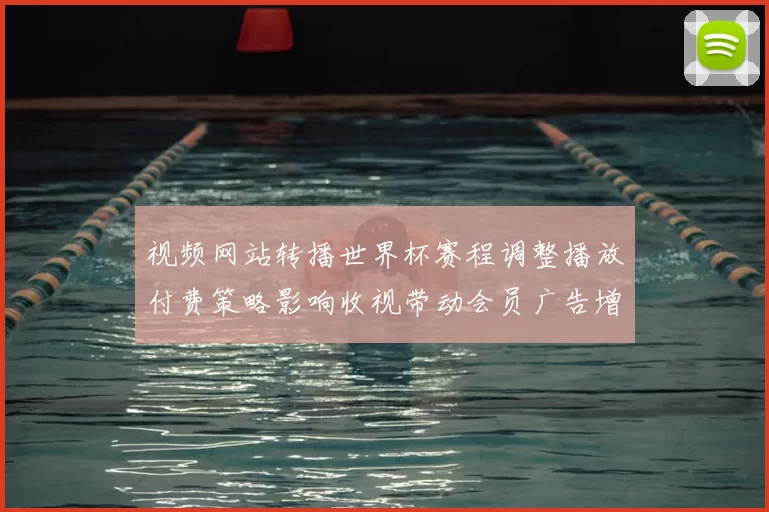 视频网站转播世界杯赛程调整播放付费策略影响收视带动会员广告增长